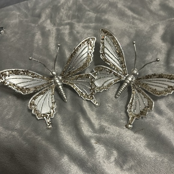 Lot of silver Christmas decor - Picture 7 of 15